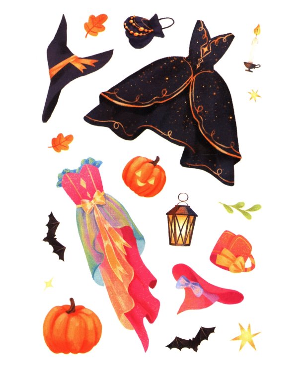 Ведьмочки: книжка с наклейками