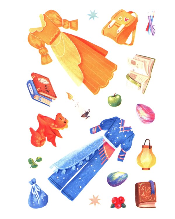 Ведьмочки: книжка с наклейками