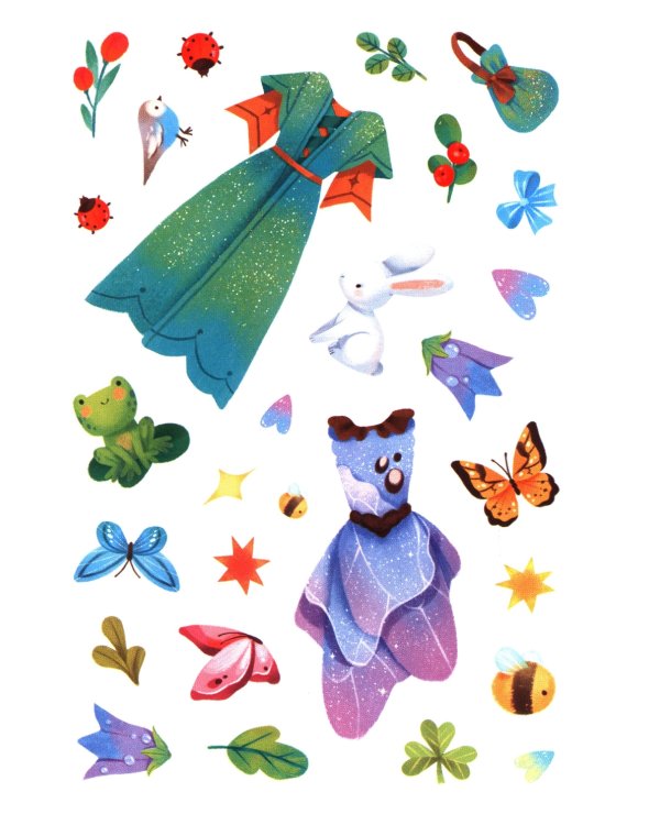 Феечки: книжка с наклейками