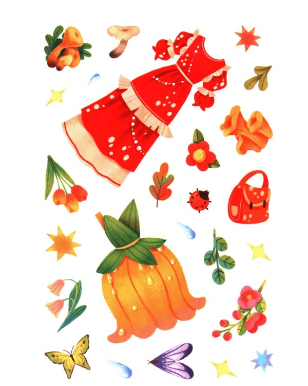 Феечки: книжка с наклейками