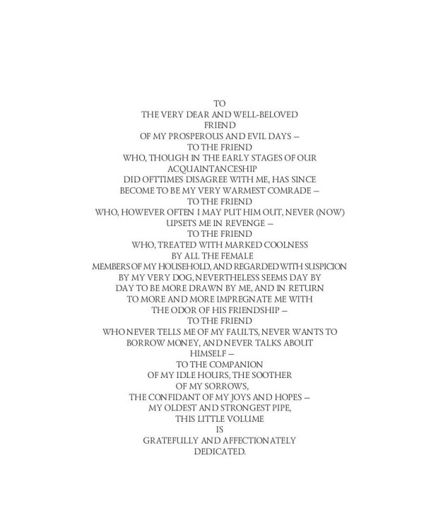 Idle Thoughts of an Idle Fellow 1