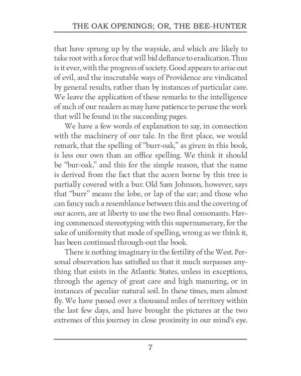 The Oak Openings; or, the Bee-Hunter = Прогалины в дубровах, или Охотник за пчелами. Т. 23: на англ.яз