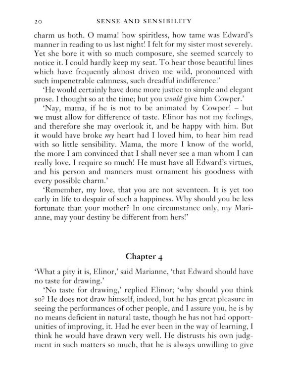 Sense and Sensibility