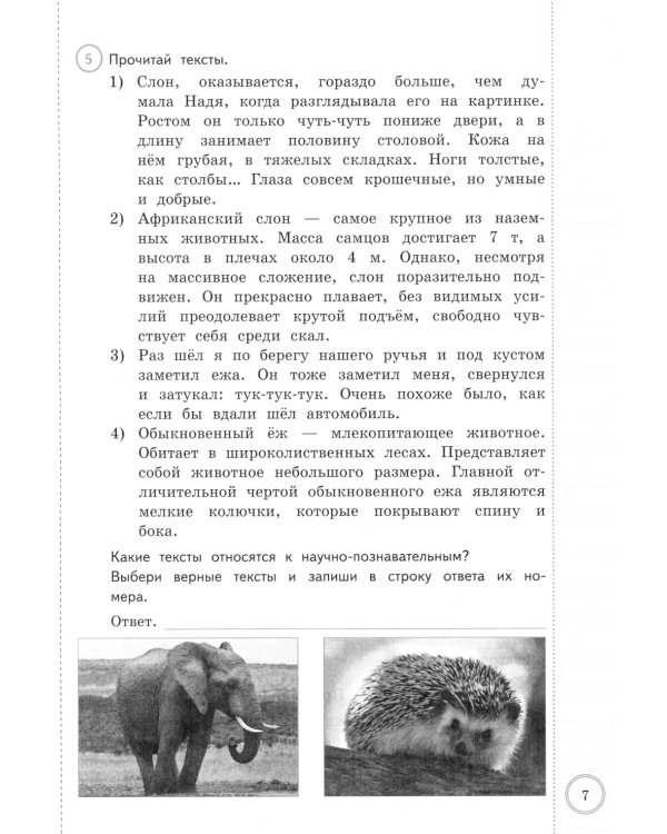 ВПР. Литературное чтение: 4 кл. 10 вариантов. Типовые залдания. ФОГОС новый