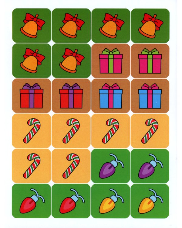 Хлоп! Под елочкой. 1+: книжка с наклейками