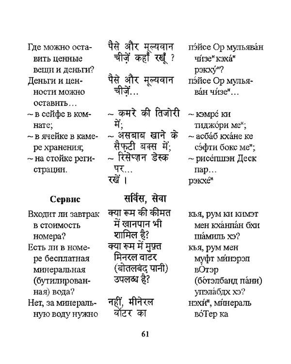 Русско-хинди разговорник