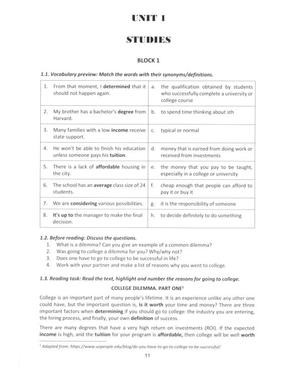 Английский язык. Нацелься на успех. Focus on progress. Учебное пособие