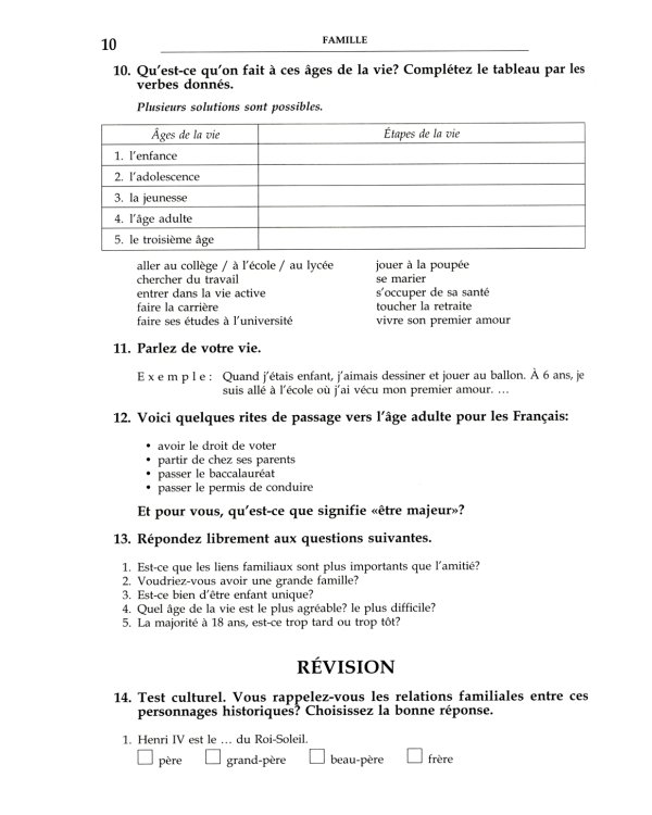 Говорим по-французски: сборник упражнений для развития устной речи