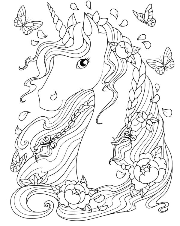 Волшебные единороги: книжка-раскраска