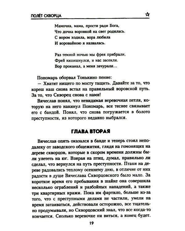 Полет скворца: роман