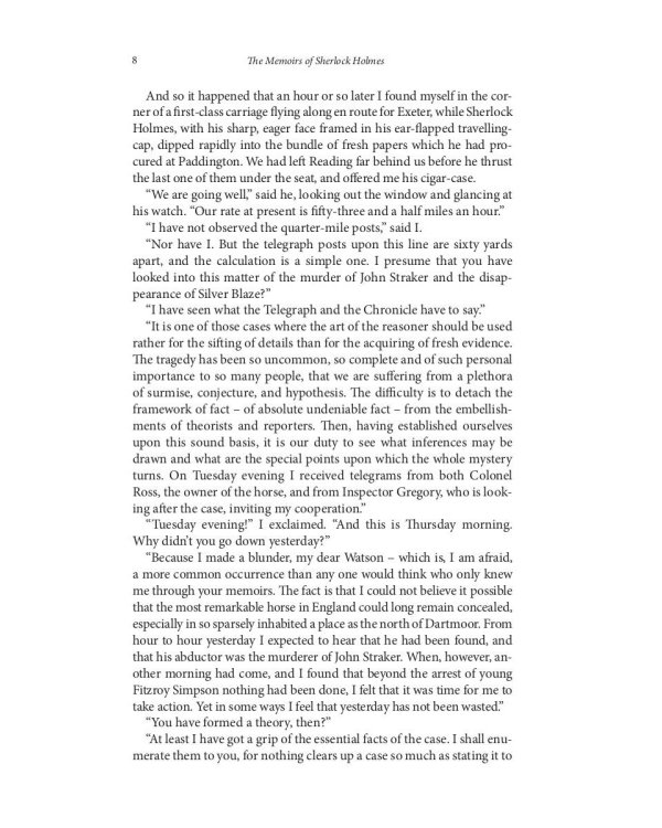 The Memories of Sherlock Holmes