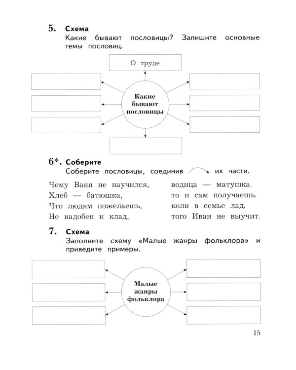Литературное чтение. 3 кл.: Рабочая тетрадь. В 2 ч. Ч. 1. 12-е изд., стер