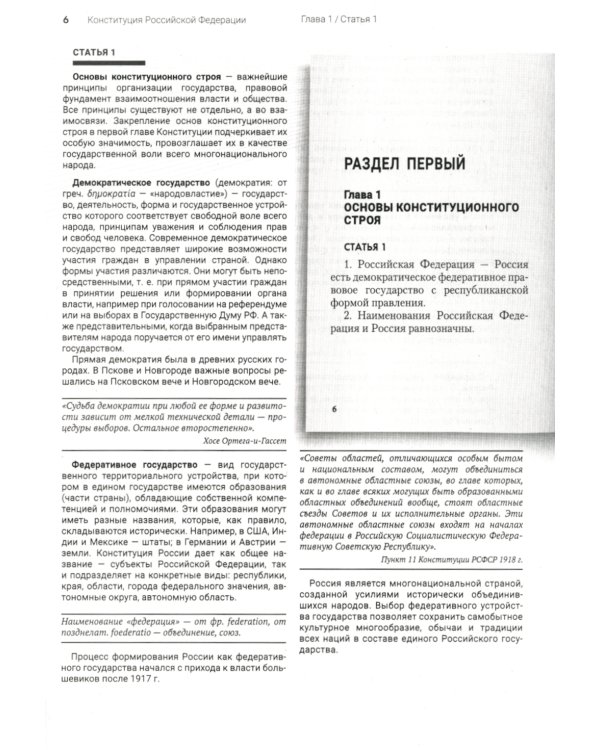 Подробный иллюстрированный комментарий к Конституции РФ