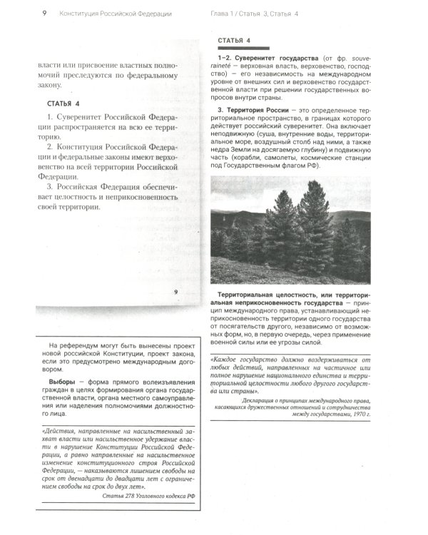 Подробный иллюстрированный комментарий к Конституции РФ