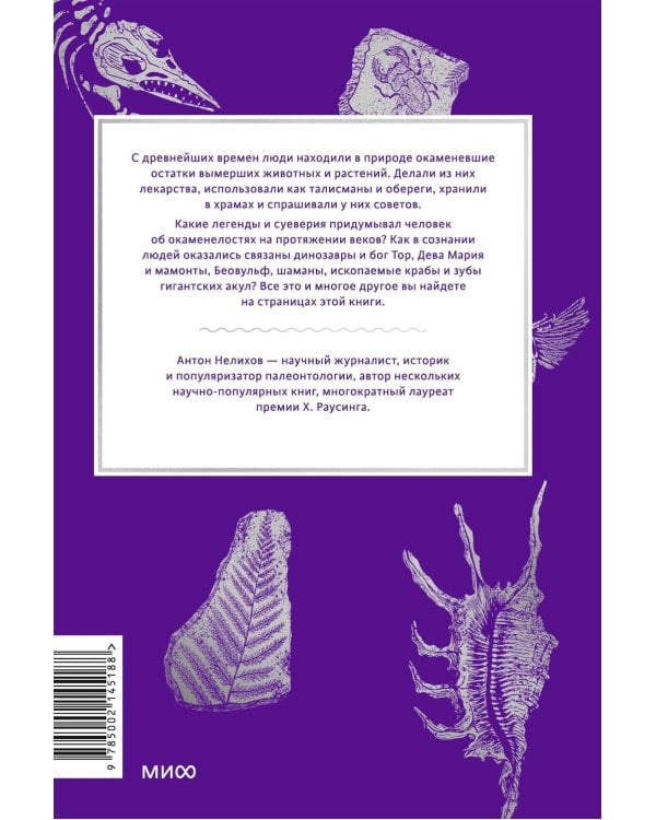 Мифы окаменелостей. От костей великанов и пальцев водяных до зубов дракона и стрел с неба