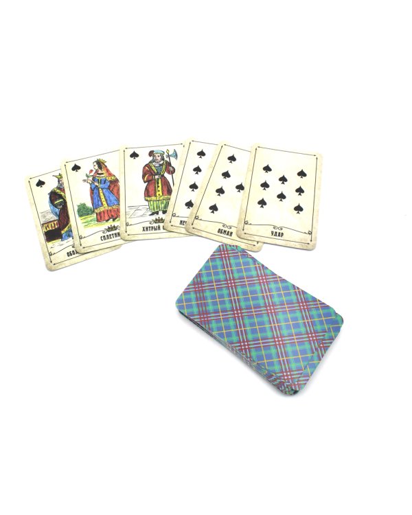 Народные игральные карты для гадания (36 карт + инструкция. Арт: 52222 )