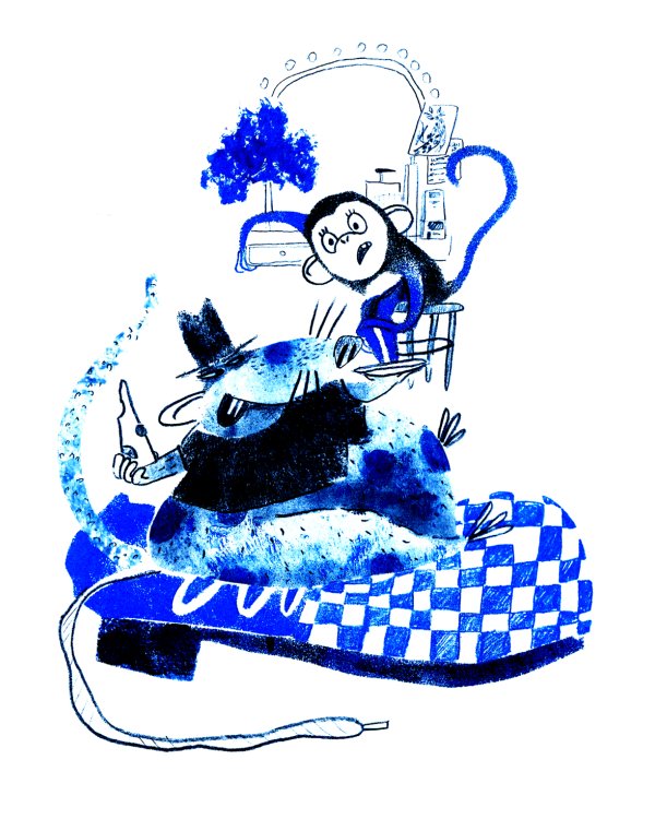 Обезьяна в Париже. (+ вкладыш)