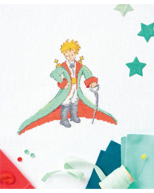 Французская вышивка крестом: Маленький принц. 30 удивительных дизайнов Вероник Анинер: по рисункам Антуана де Сент-Экзюпери