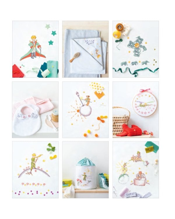 Французская вышивка крестом: Маленький принц. 30 удивительных дизайнов Вероник Анинер: по рисункам Антуана де Сент-Экзюпери