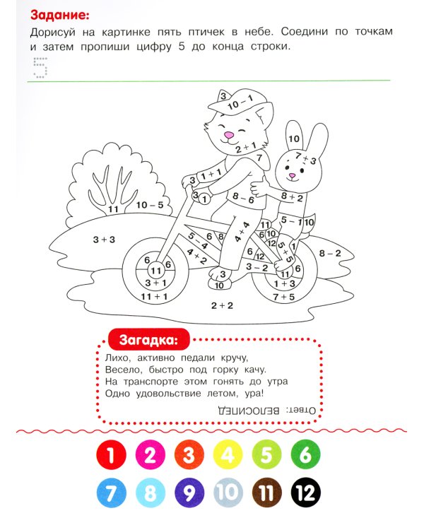 Транспорт: книжка-раскраска с примерами