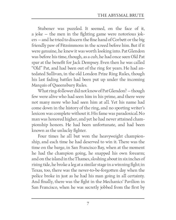 The Abysmal Brute = Лютый зверь: на англ.яз