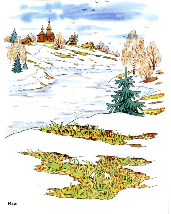 Весна в картинках. Наглядное пособие для педагогов, логопедов, воспитателей и родителей