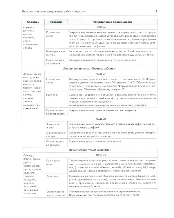Дошкольная математика для детей 5-6 лет с ОВЗ. Сценарии непосредственно образовательной деятельности 3-го года обучения