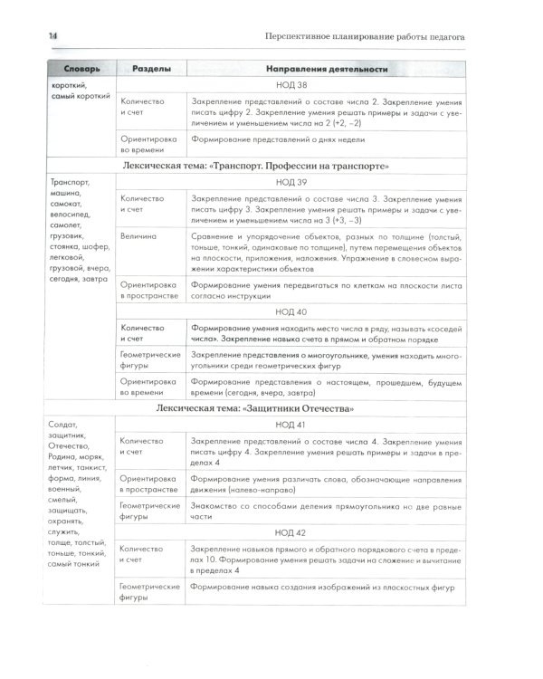 Дошкольная математика для детей 5-6 лет с ОВЗ. Сценарии непосредственно образовательной деятельности 3-го года обучения