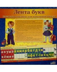 Лента букв. Наглядное пособие для начальной школы.  (128х38см)