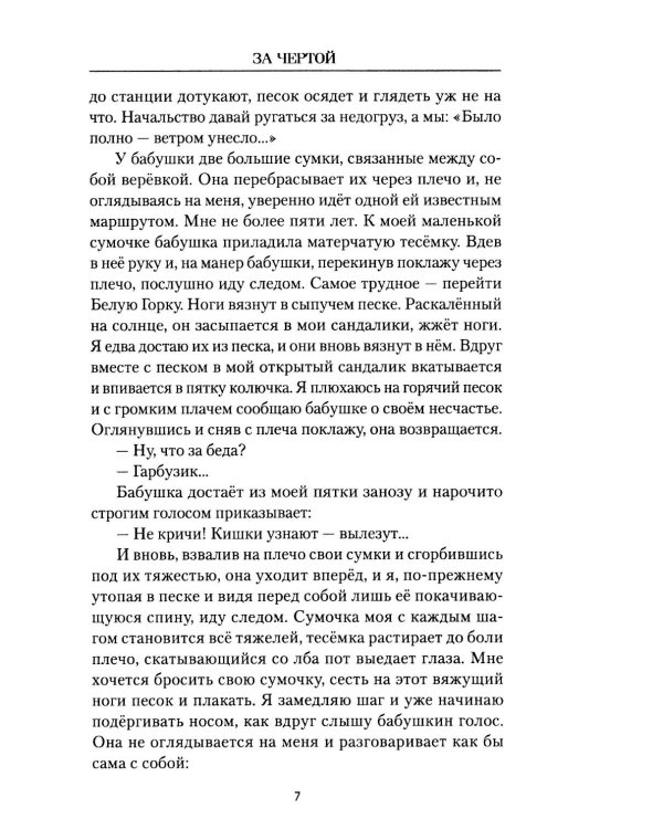 За чертой: роман