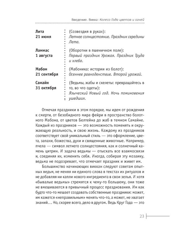 Круг Года: викканские праздники, их атрибуты и значение