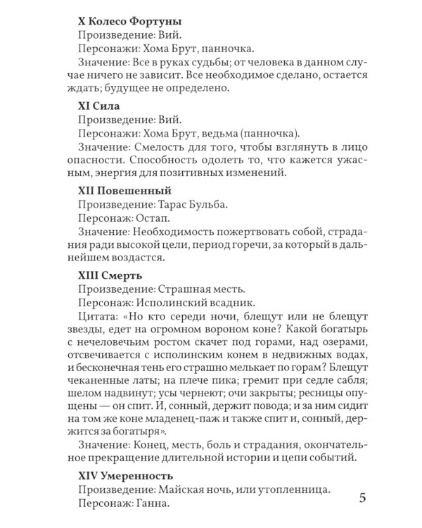 Таро Гоголя. Gogol Tarot (комплект 78 карт + инструкция)