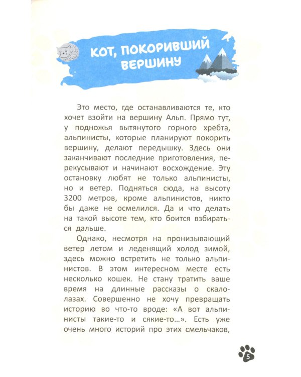 Кот, покоривший вершину