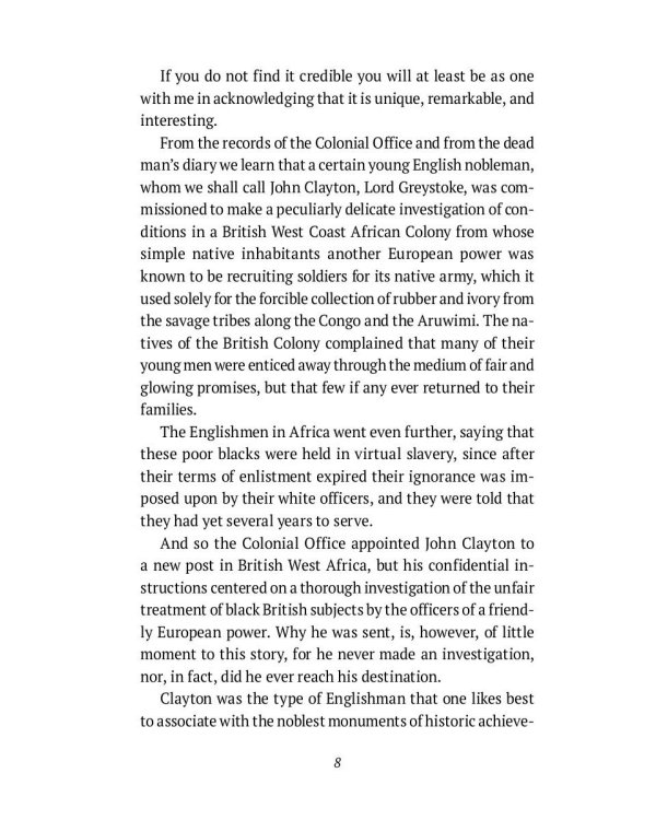 Tarzan of the Apes: на англ.яз