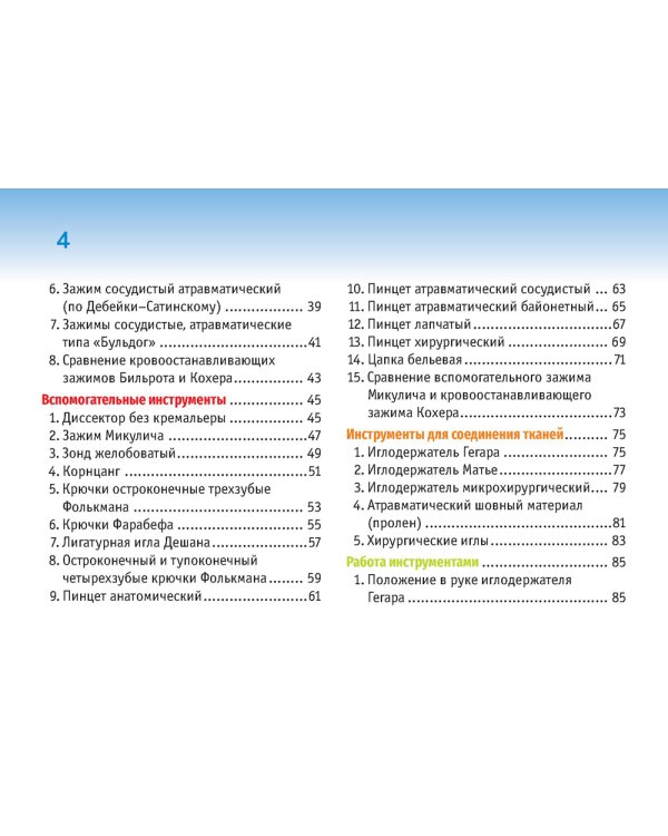 Хирургические инструменты. (карточки + кольцо для стяжки карточек).