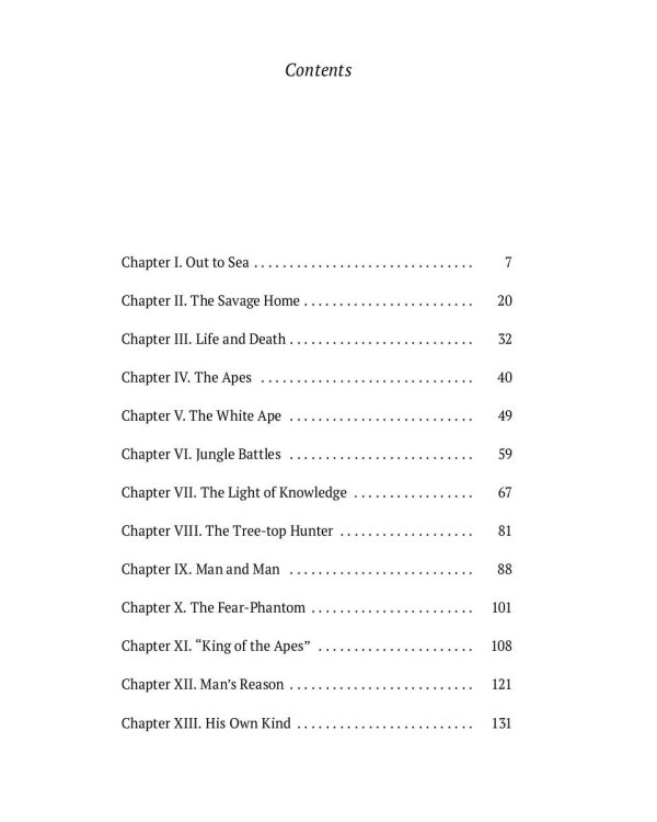 Tarzan of the Apes: на англ.яз