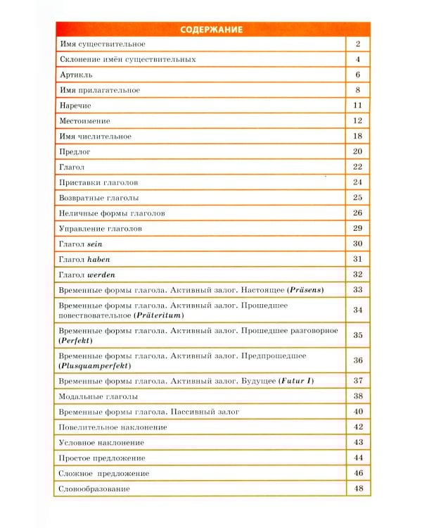 Справочник в таблицах. Немецкий язык 5-11 классы