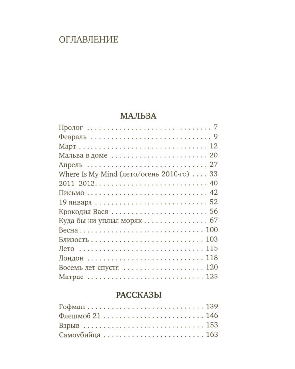 Март, октябрь, Мальва