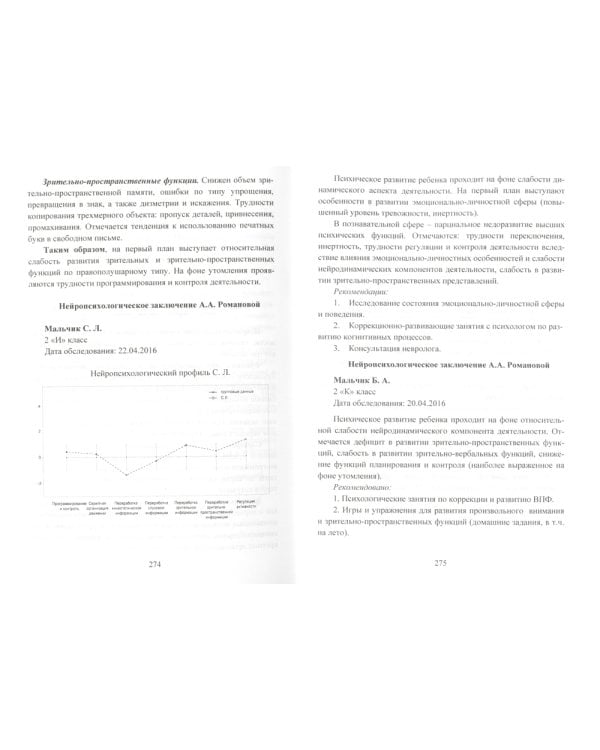 Методы нейропсихологического обследования детей 6-9 лет