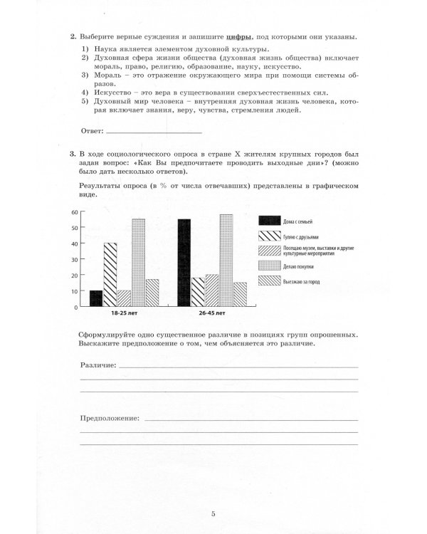 Обществознание. 8 кл. 10 вариантов итоговых работ для подготовки к ВПР: Учебное пособие
