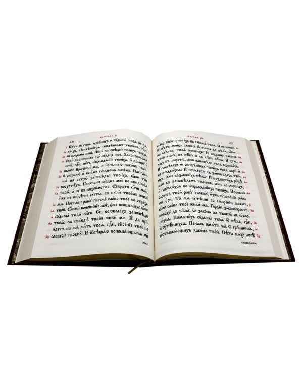 Псалтирь на церковно-славянском языке (Кожа, большой формат, золот.обрез)