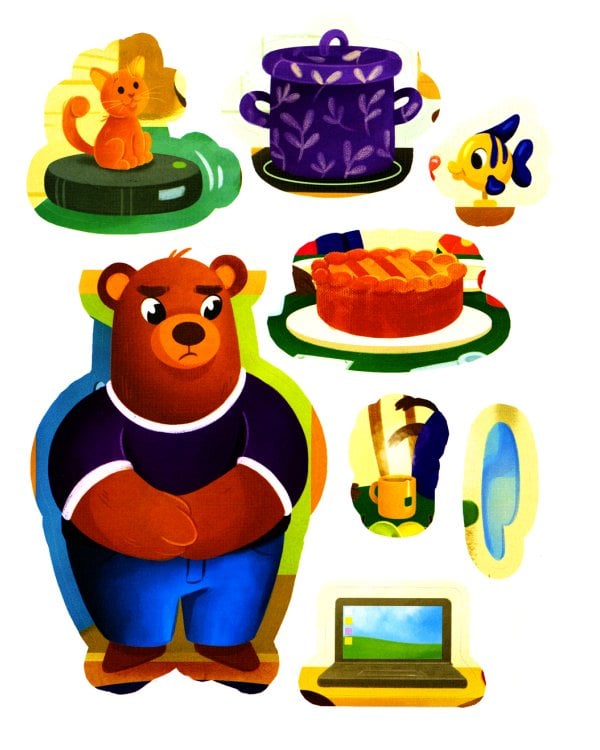 Дома (+ наклейки)