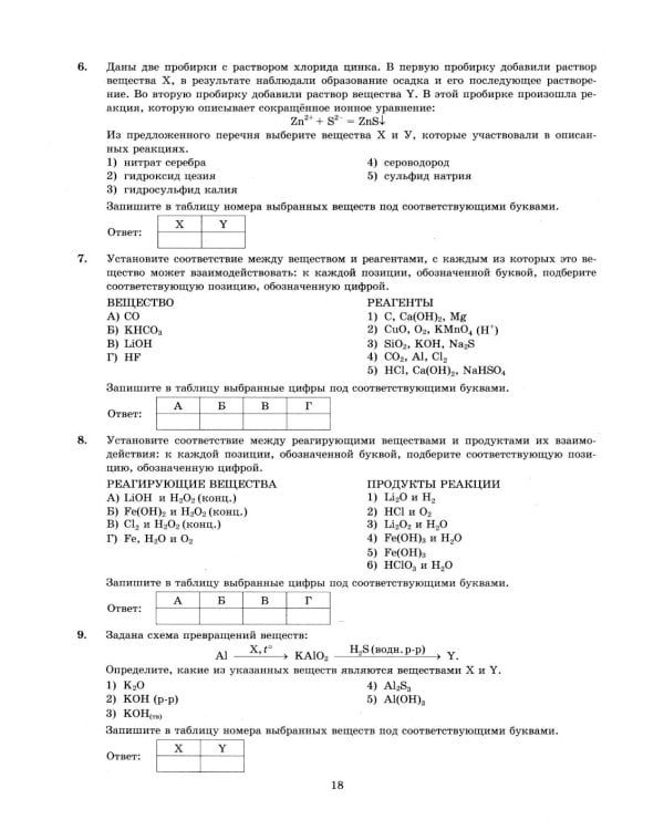 ЕГЭ 2026. Химия. 12 вариантов. Типовые варианты экзаменационных заданий