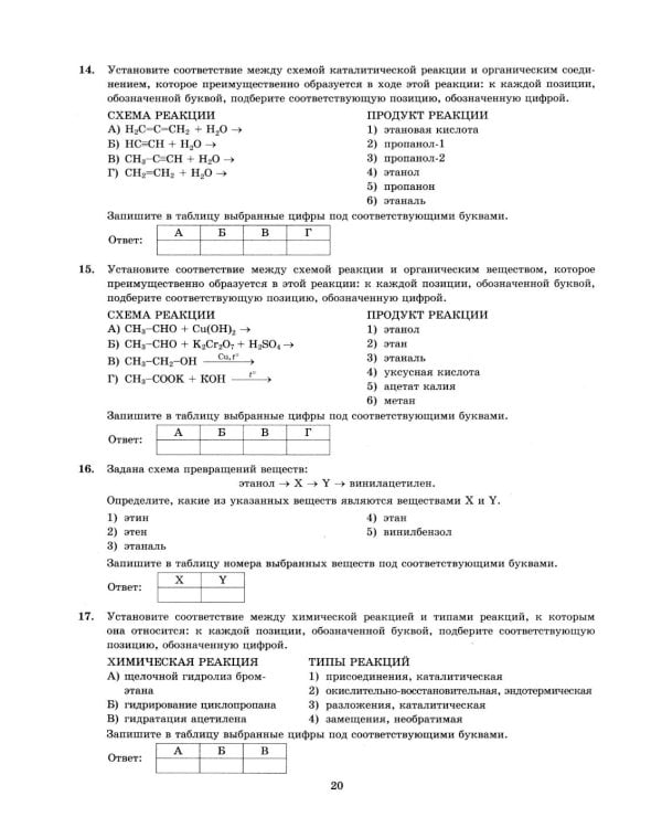 ЕГЭ 2026. Химия. 12 вариантов. Типовые варианты экзаменационных заданий