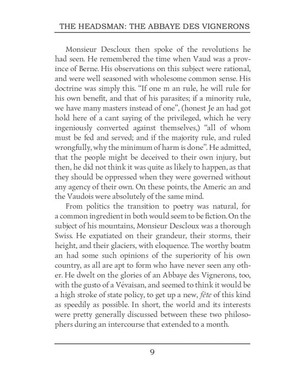 The Headsman: The Abbaye des Vignerons = Палач, или Аббатство виноградарей. Т. 10: на англ.яз