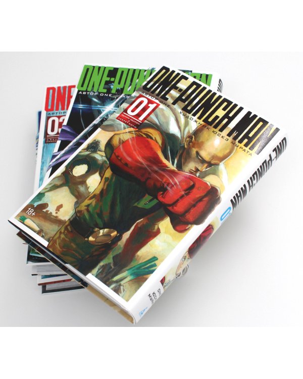 One-Punch Man 1-4 (комплект из 4-х книг)