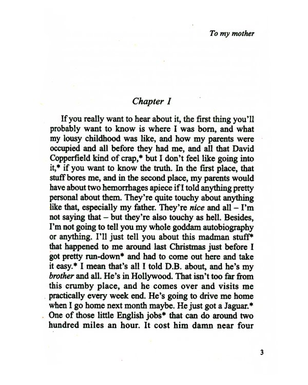 Над пропастью во ржи (КДЧ на англ.яз., неадаптир)