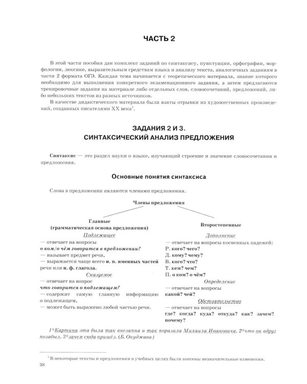 ОГЭ 2026. Тематический тренажер. Русский язык