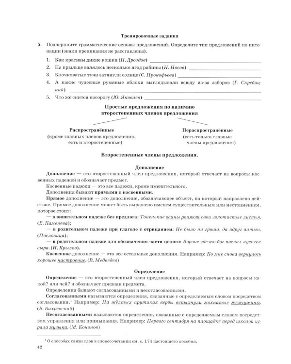 ОГЭ 2026. Тематический тренажер. Русский язык