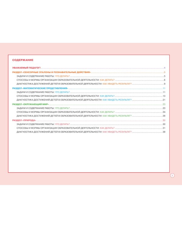 Блокнот педагога подготовительной группы детского сада. Познавательное развитие